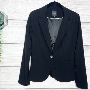 XOXO Classic Black Single Button Blazer Jacket Size Medium